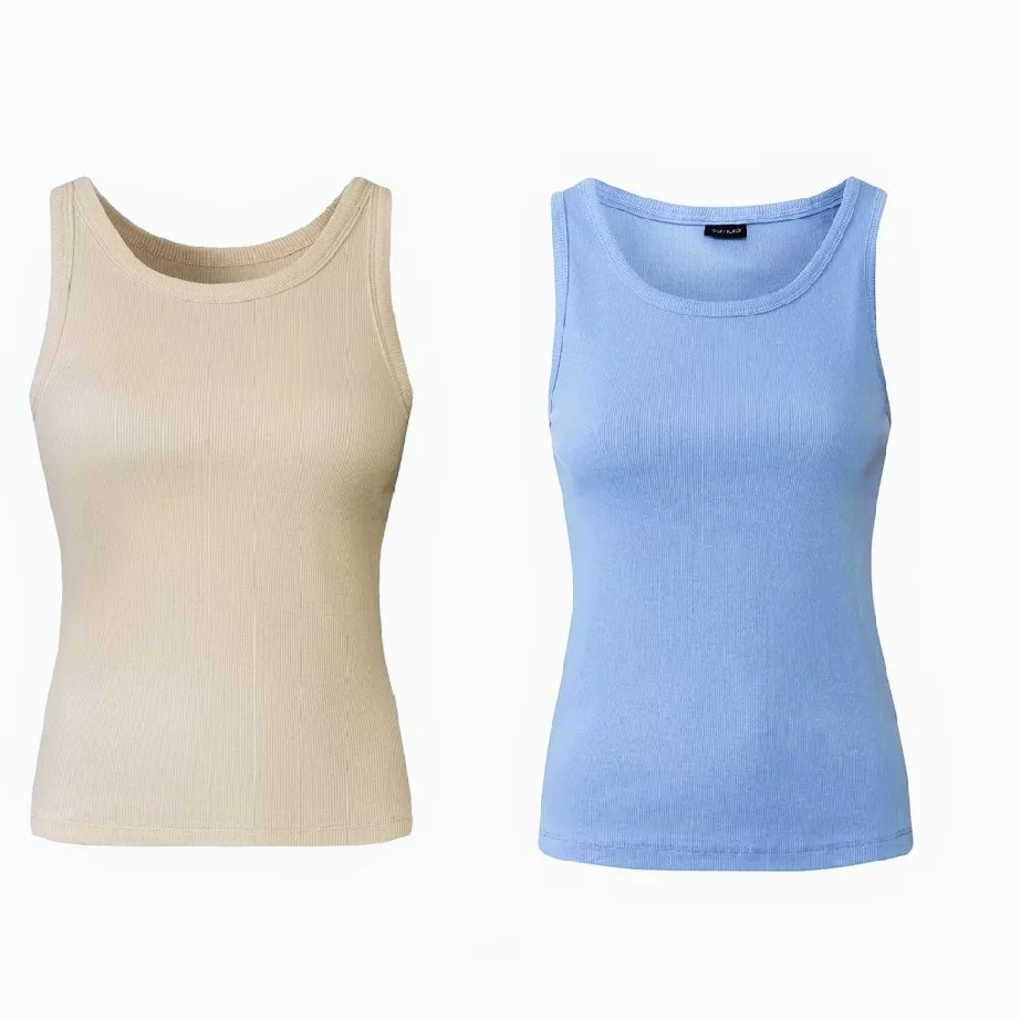 تاپ زنانه اسمارا مدل GERIPPTE TOPS مجموعه 2 عددی
