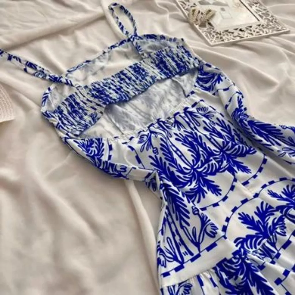 پیراهن یقه دکلته زنانه مدل نخل