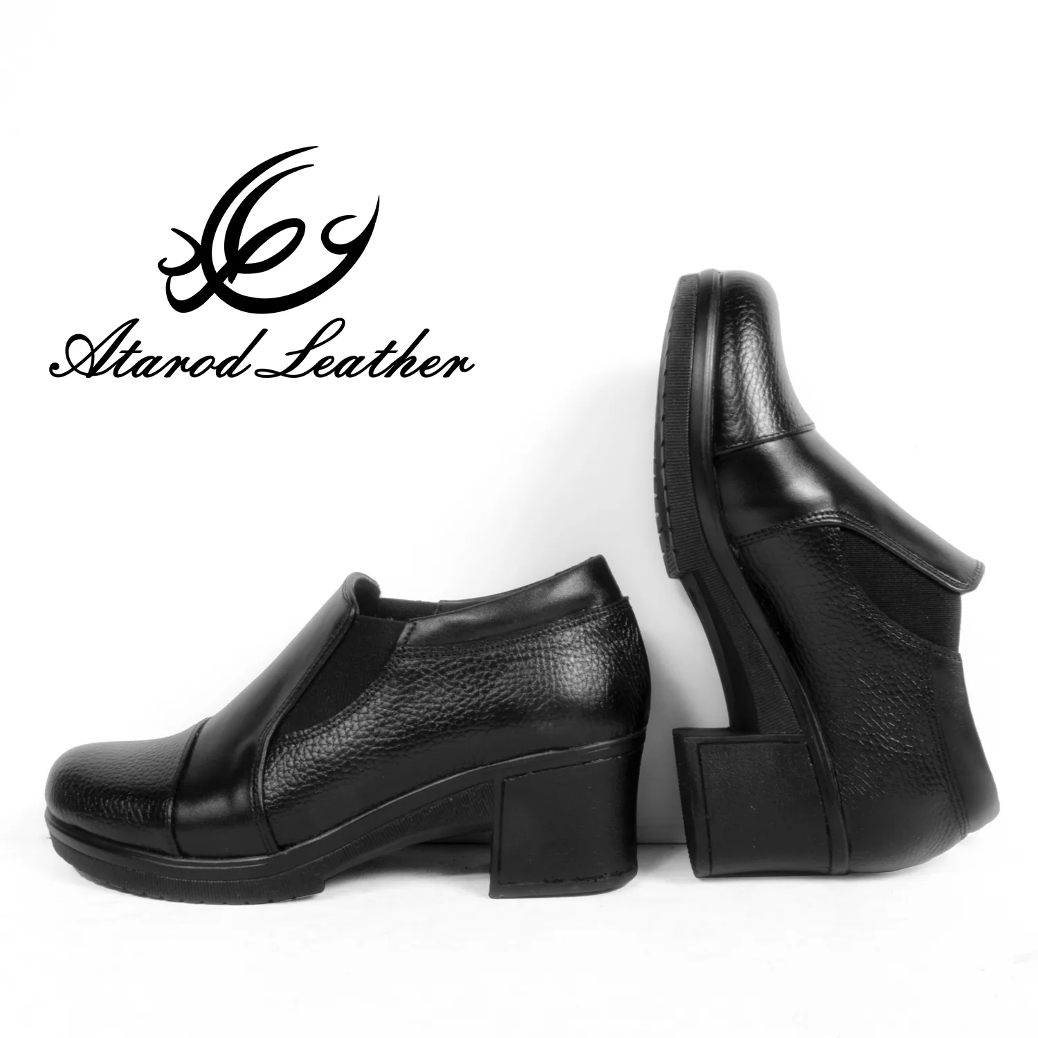 کفش زنانه چرم عطارد مدل چرم طبیعی کد SH138