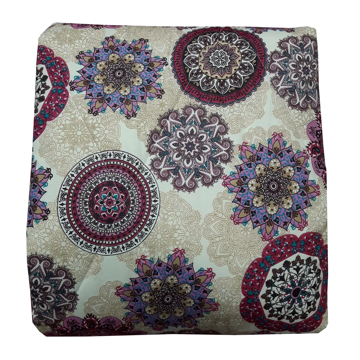 لحاف کرسی سندس مدل خورشیدی کد 84 سایز 350x350 سانتی متر