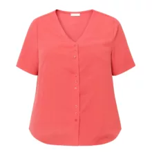 شومیز آستین کوتاه یقه هفت زنانه کد پلاس 28165