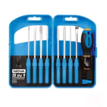 مجموعه 9 عددی پیچ گوشتی نووا مدل NTS 1341