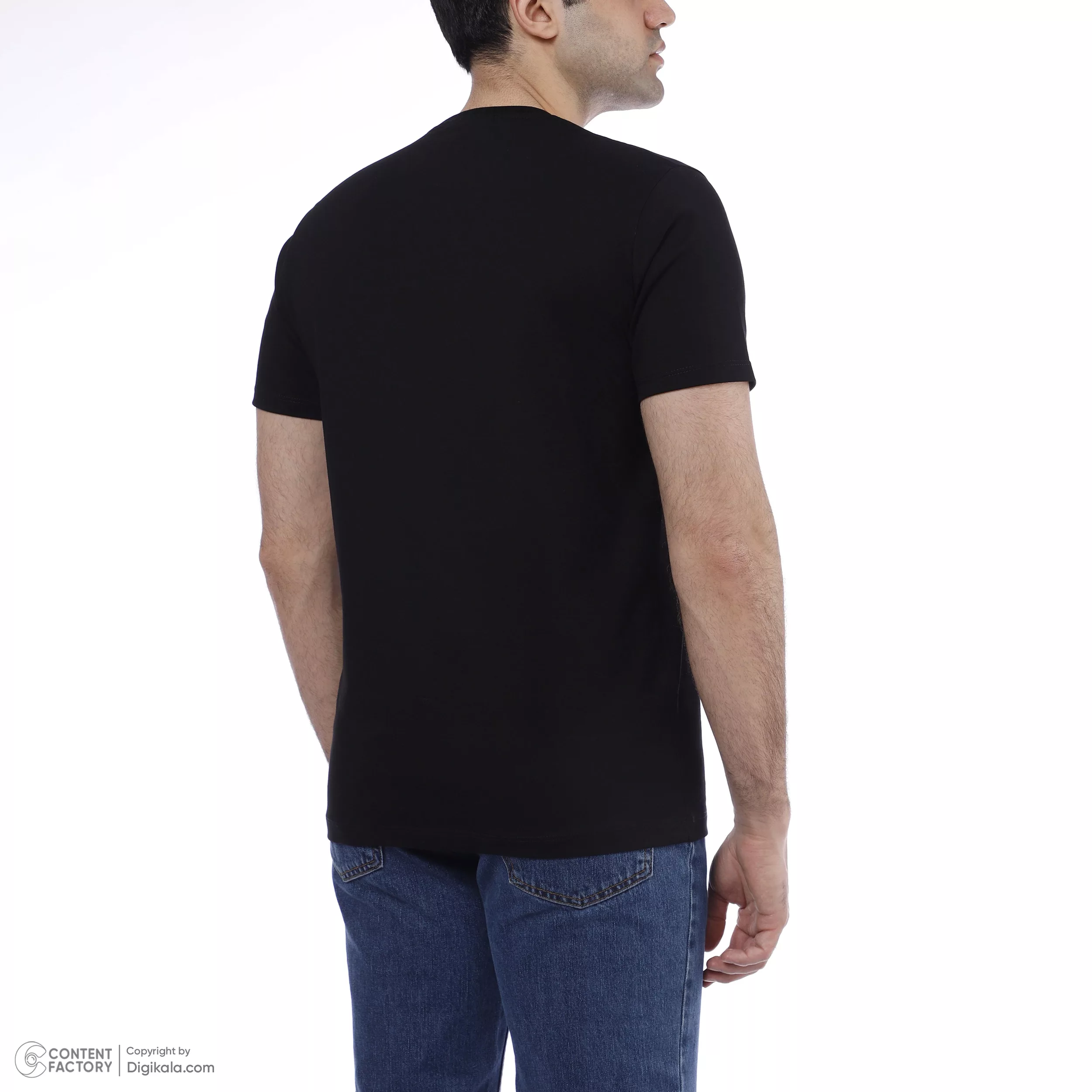 تی شرت آستین کوتاه مردانه باینت مدل 2261793 رنگ مشکی