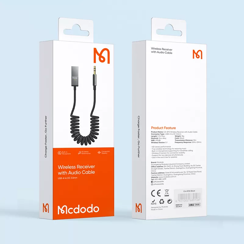 گیرنده بلوتوث موزیک مک دودو مدل CA-8700