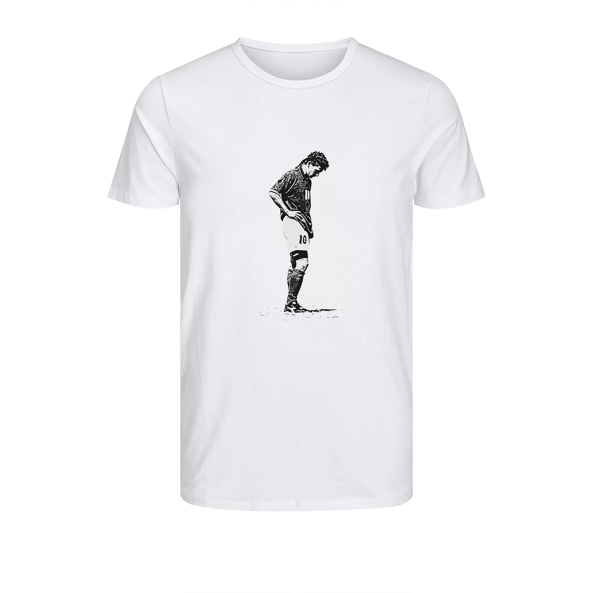 تی شرت آستین کوتاه زنانه مدل روبرتو باجو رنگ سفید