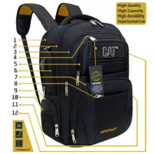 کوله پشتی لپ تاپ مدل Catrina Jm483820 مناسب برای لپ تاپ 15 تا 17 اینچی