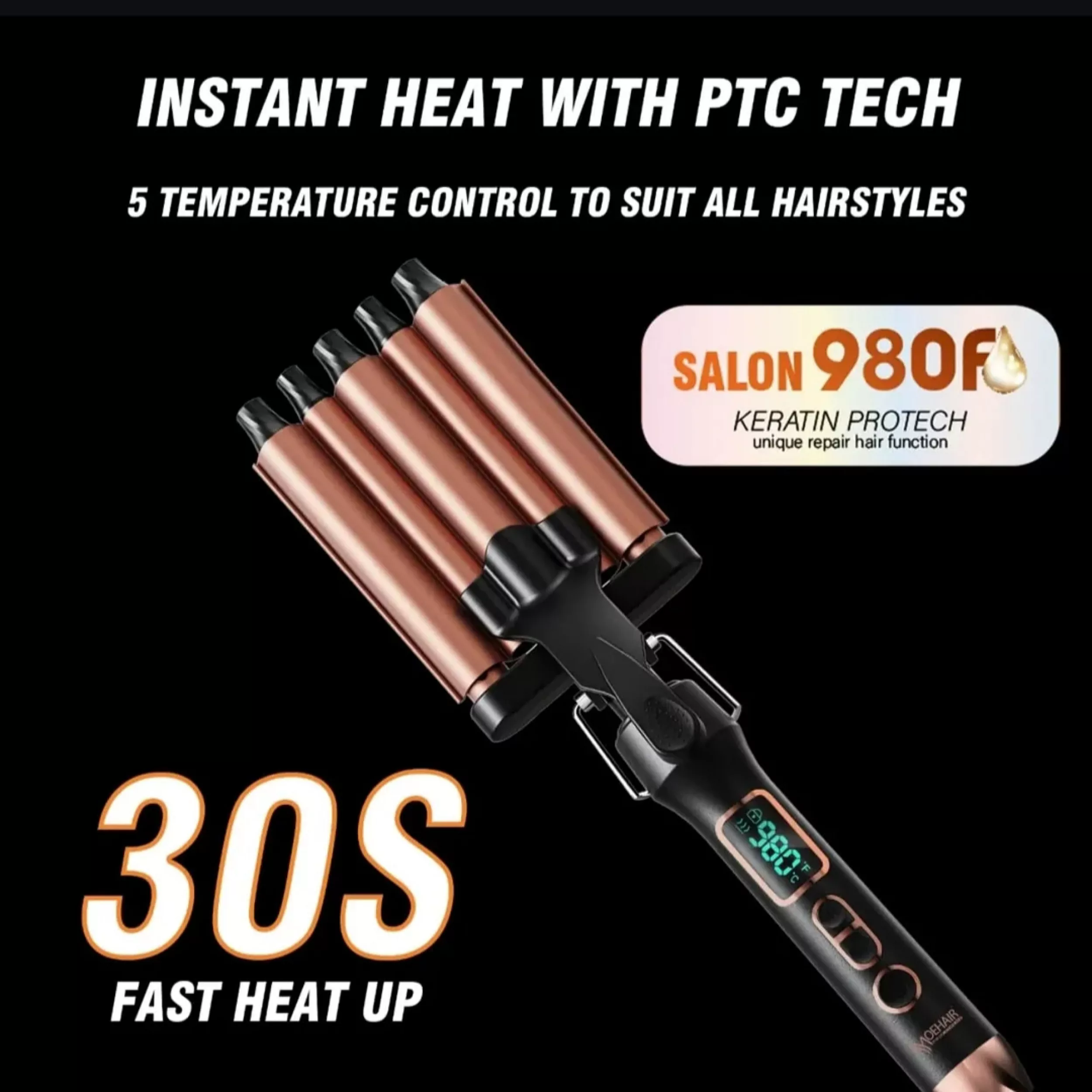 فر کننده و حالت دهنده مو موهیر مدل MO-6064