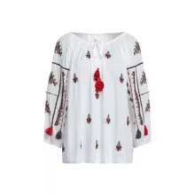 بلوز آستین بلند یقه باز زنانه مدل ESQ