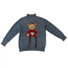 پلیور یقه ایستاده زنانه مدل عروسکی