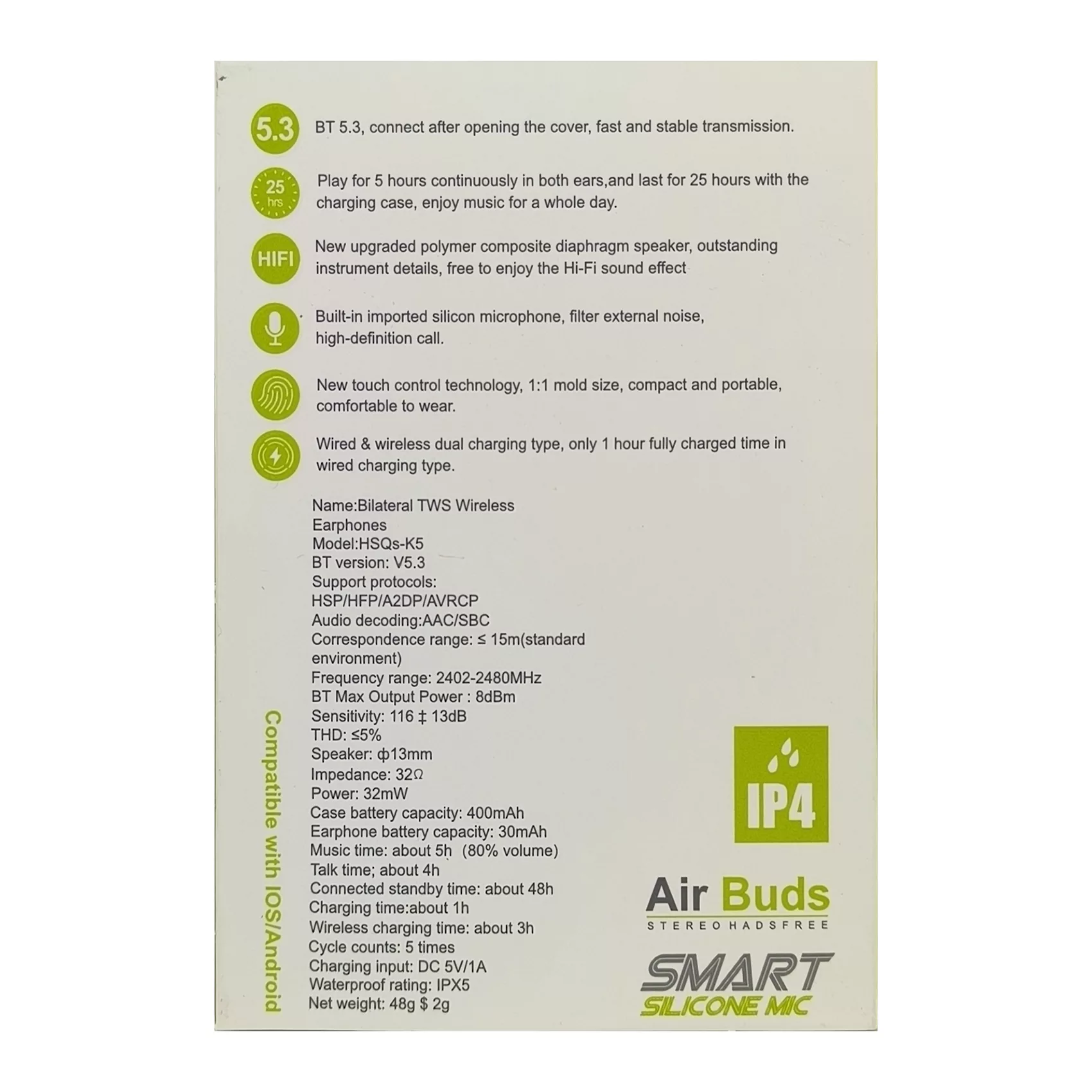 هدفون بلوتوثی موزیک آپولو مدل PRO2-QPRsK5 همراه با کاور سیلیکونی