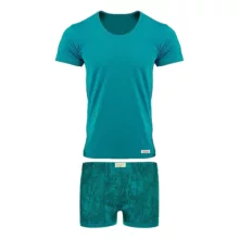 ست شورت و زیرپوش مردانه پنبینه مدل نخ پنبه خالص صادراتی