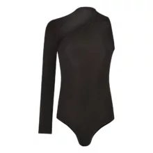 بادی بدون آستین زنانه مدل تک آستین یقه کج کد 1030