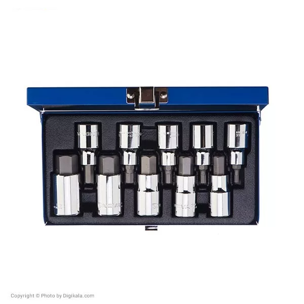 مجموعه مبدل سری بکس به سری آلن نووا مدل NTS 7004 با درایو 1/2 اینچ