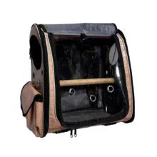 کوله پشتی حمل گربه و سگ مدل چرمی