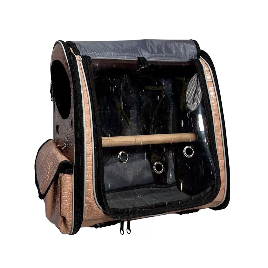 کوله پشتی حمل گربه و سگ مدل چرمی