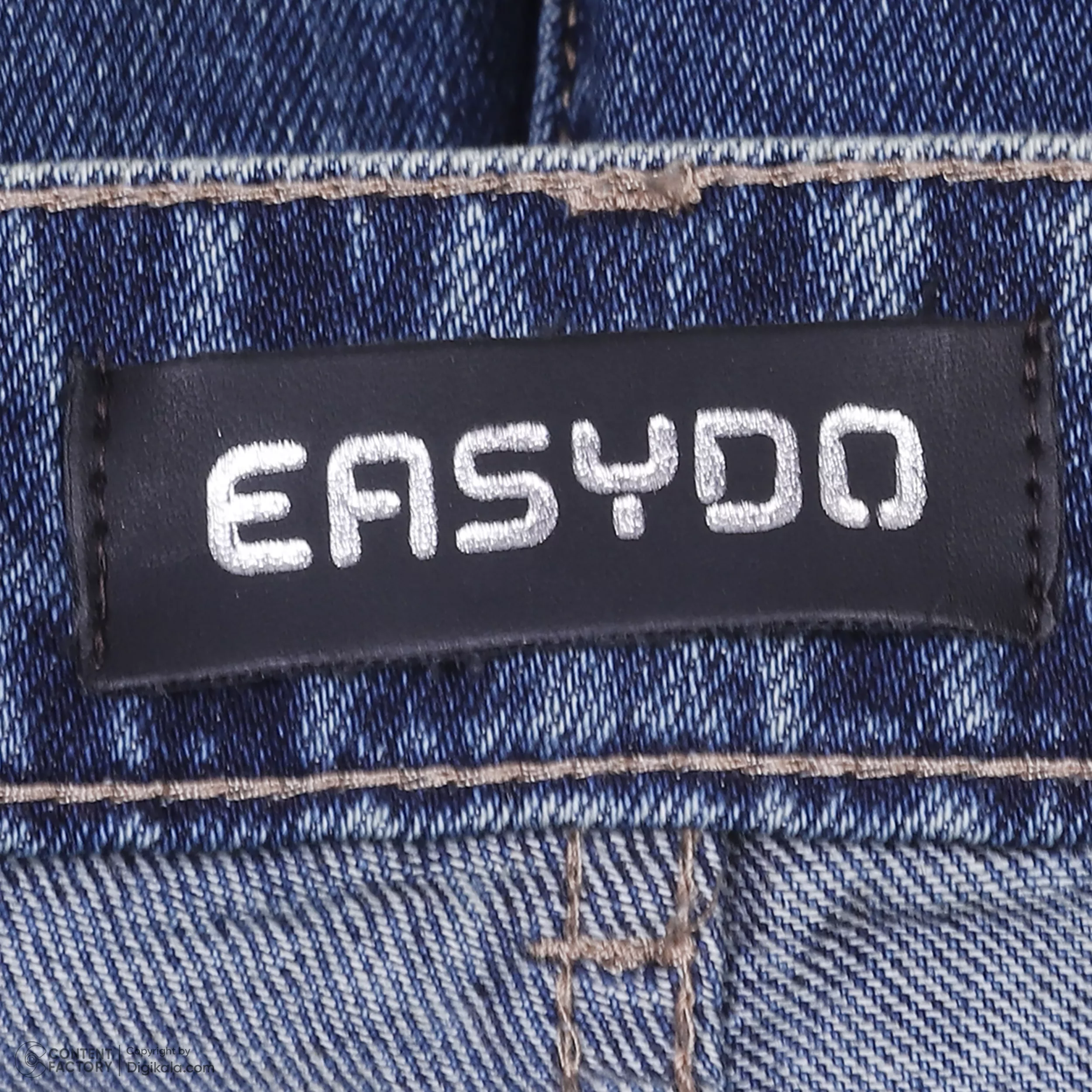 شلوار جین زنانه ایزی دو مدل 141 رنگ آبی تیره