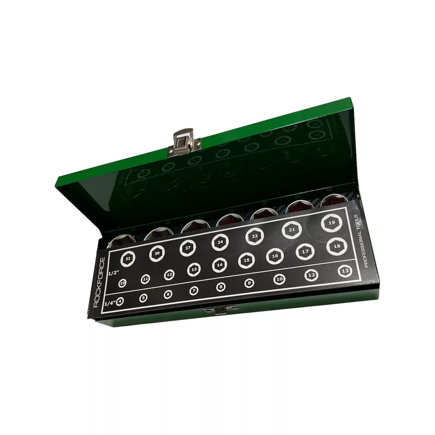 جعبه بکس راک فورس مدل  1/2 50121G مجموعه 25 عددی