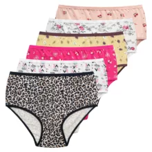 شورت زنانه آداک مدل B35 پنبه لاکرا مجموعه 6 عددی