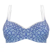 سوتین فنردار زنانه ونا مدل رومی کد 177 رنگ آبی