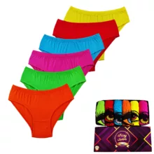 شورت زنانه پوشاک ناطقیان مدل سوپر نخ پنبه کد 12 مجموعه 6 عددی