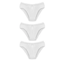 شورت مردانه ماییلدا مدل 4700-3 رنگ سفید بسته سه عددی