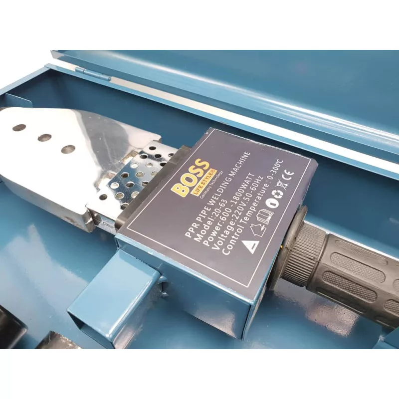 دستگاه اتو لوله حرفه ای باس مدل 1800W مجموعه 12 عددی