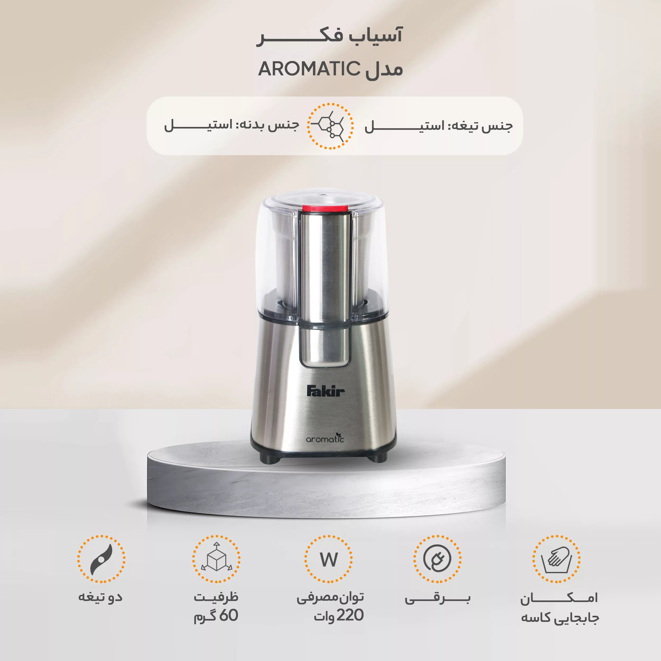 آسیاب فکر مدل AROMATIC