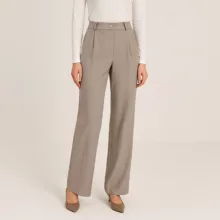 شلوار معمولی زنانه السانا مدل هوژان کد 219507 رنگ شکلاتی