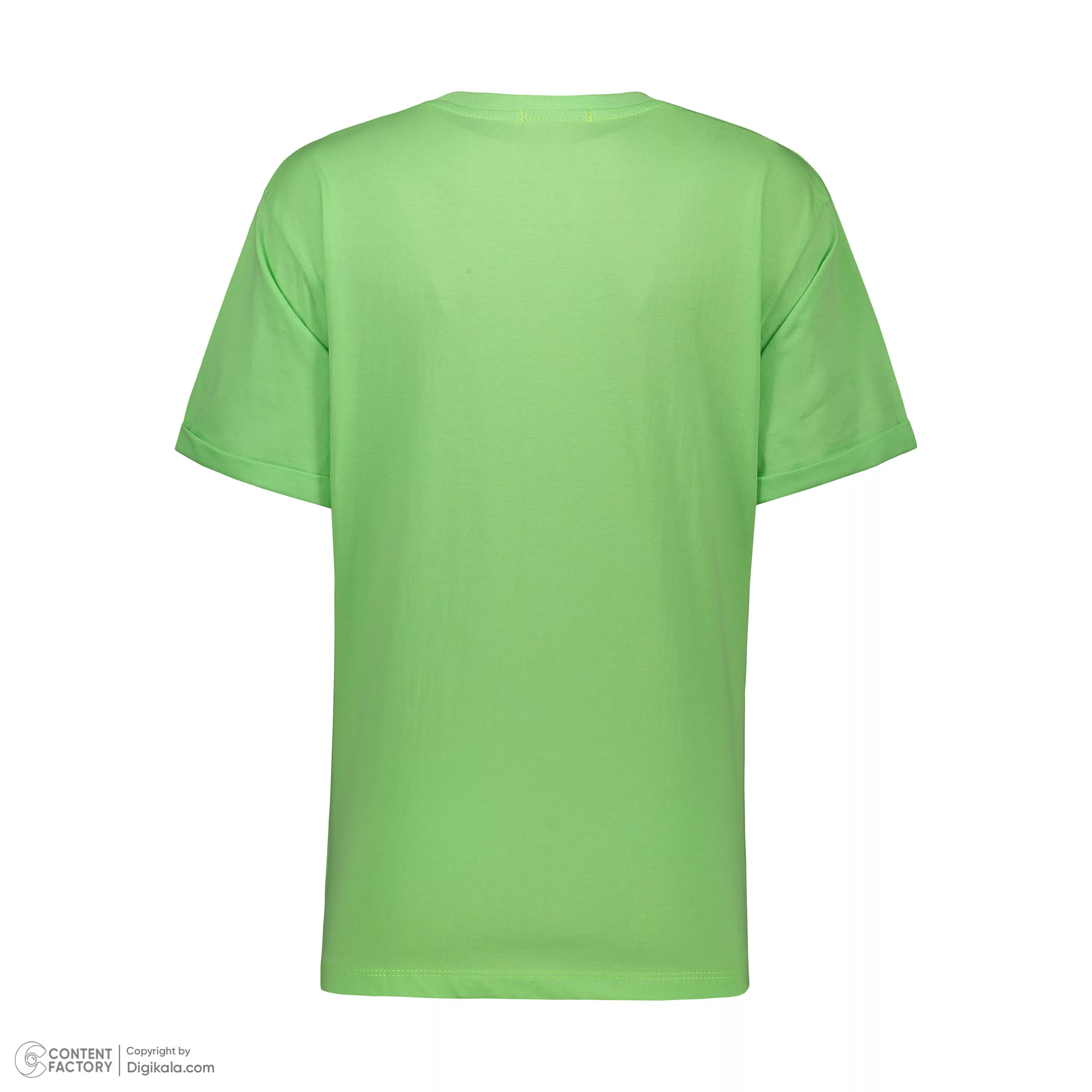 تی شرت آستین کوتاه زنانه مادر مدل Risa رنگ سبز