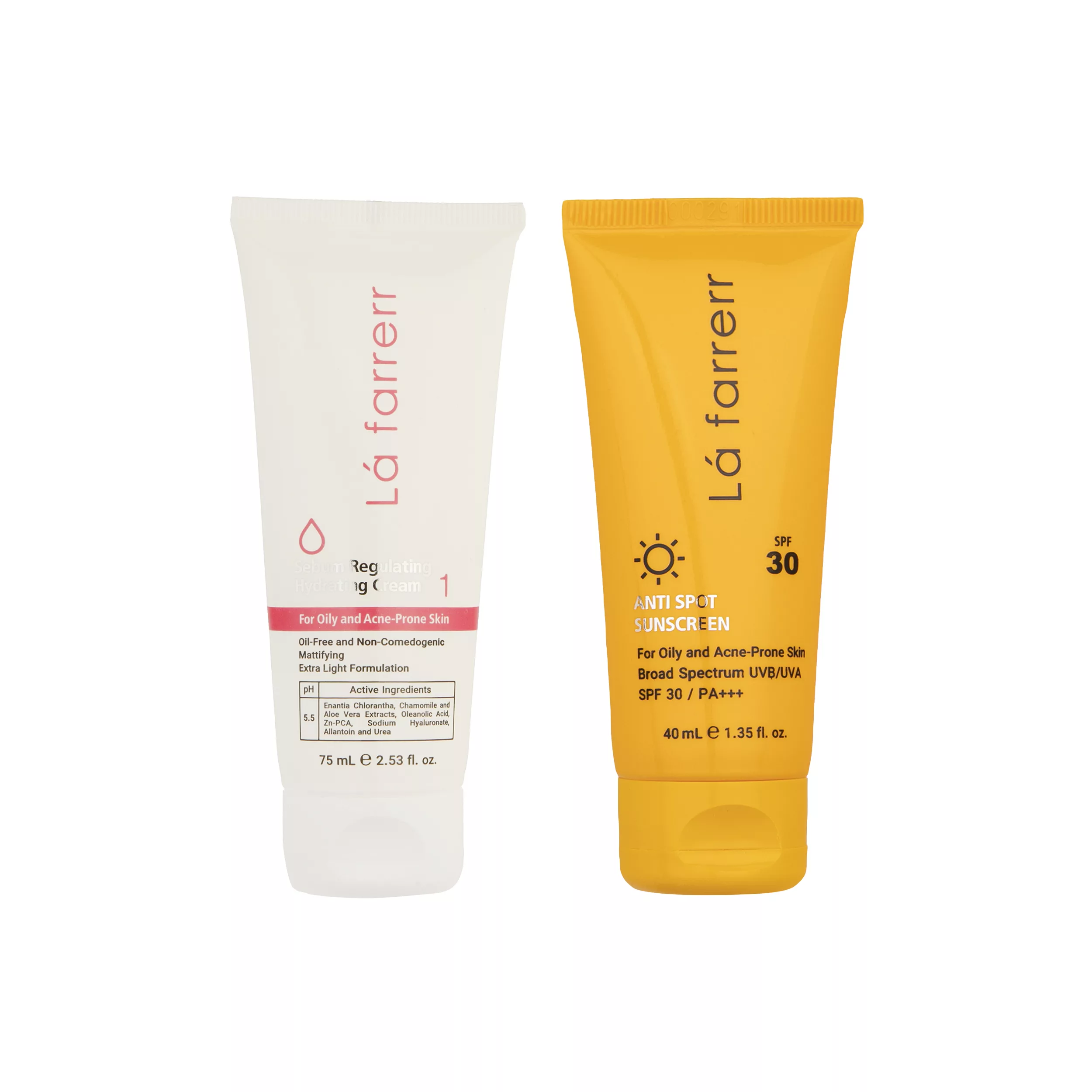 کرم آبرسان لافارر مدل 01 حجم 75 میلی لیتر به همراه کرم ضدآفتاب مدل 30 حجم 40 میلی لیتر