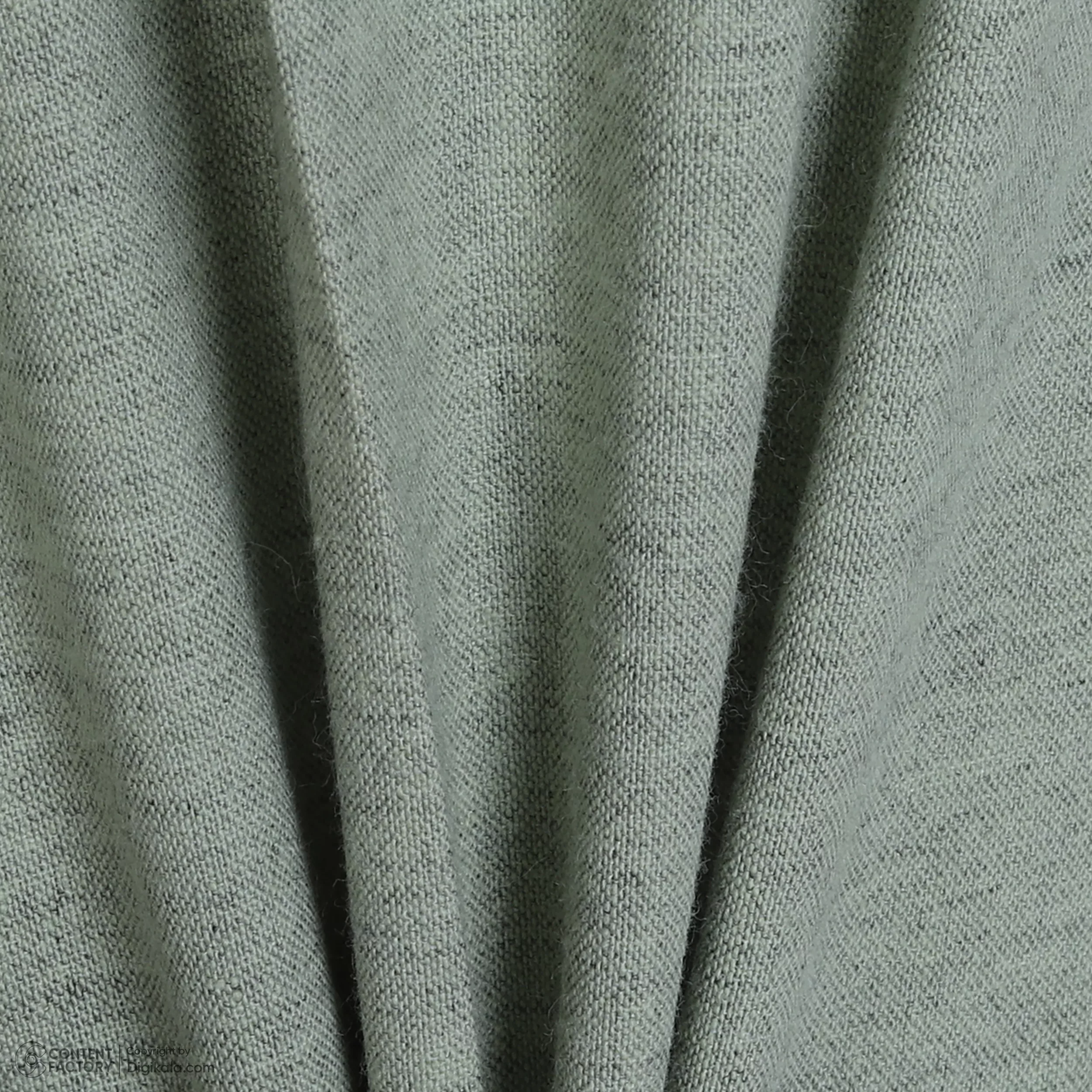 شلوار بگ زنانه مدل بغل زیپ 5-138 رنگ سبز