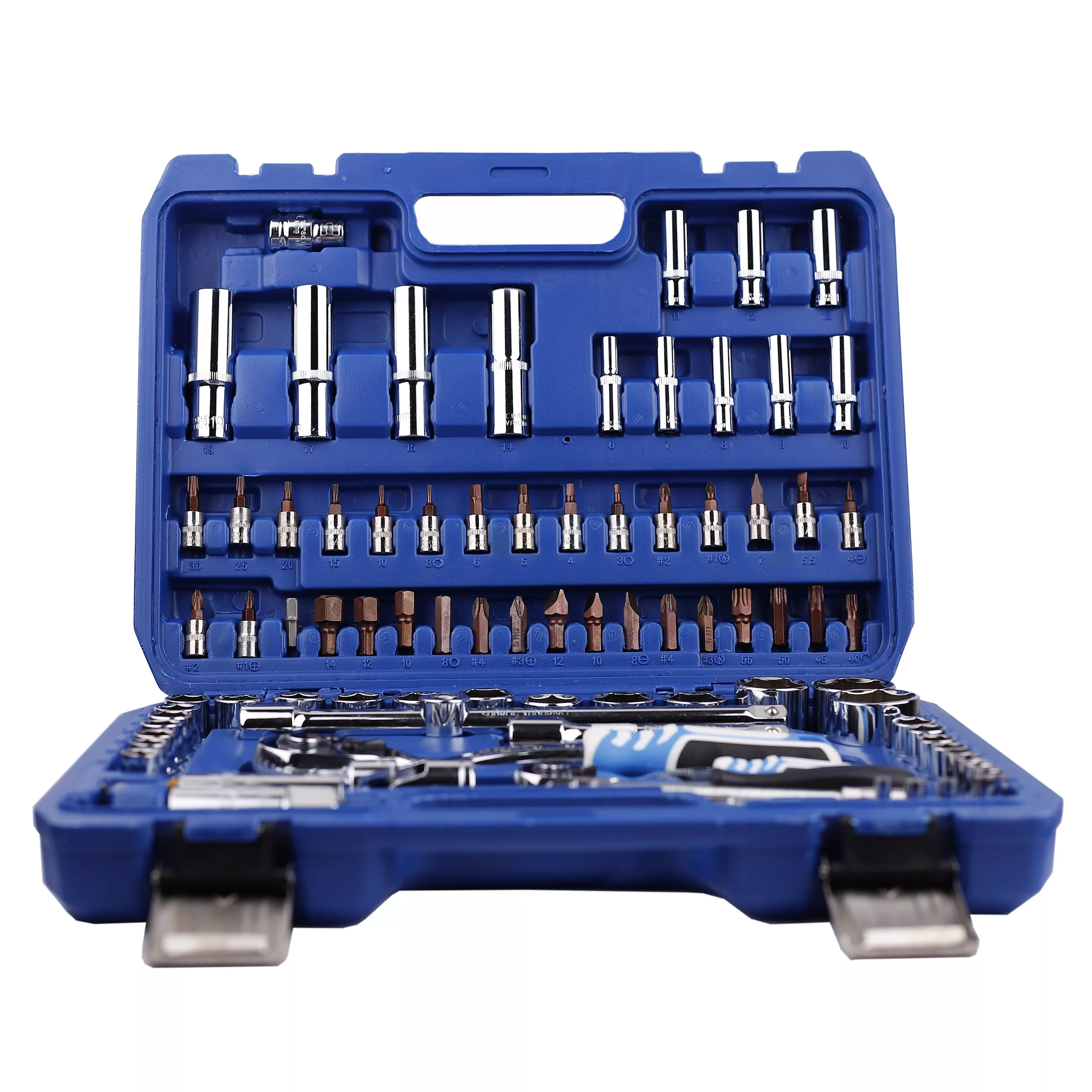 مجموعه 94 عددی آچار بکس و سری بکس باس مدل BS_94PCS