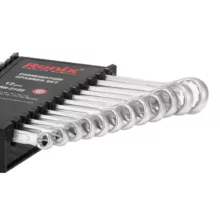 آچار یکسر تخت و یکسر رینگی رونیکس مدل CRV2102.SPANNER مجموعه 12 عددی