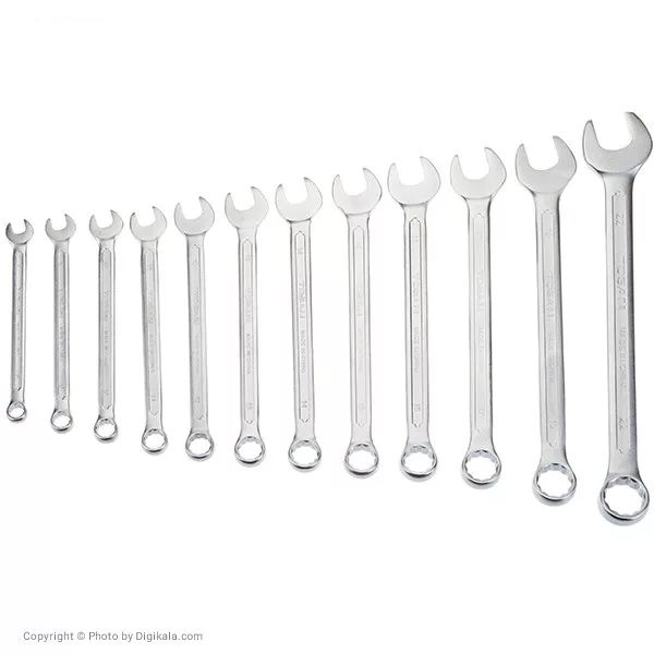 مجموعه 12 عددی آچار یکسرتخت-یکسررینگ توسن مدل T101-S12