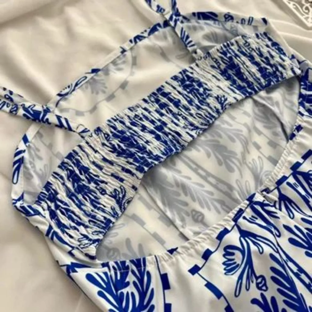 پیراهن یقه دکلته زنانه مدل نخل