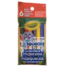 ماژیک رنگ آمیزی 6 رنگ کرایولا مدل squeak