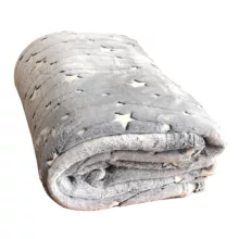 پتو مدل شبنما طرح ستاره دو نفره سایز 240×220 سانتی متر