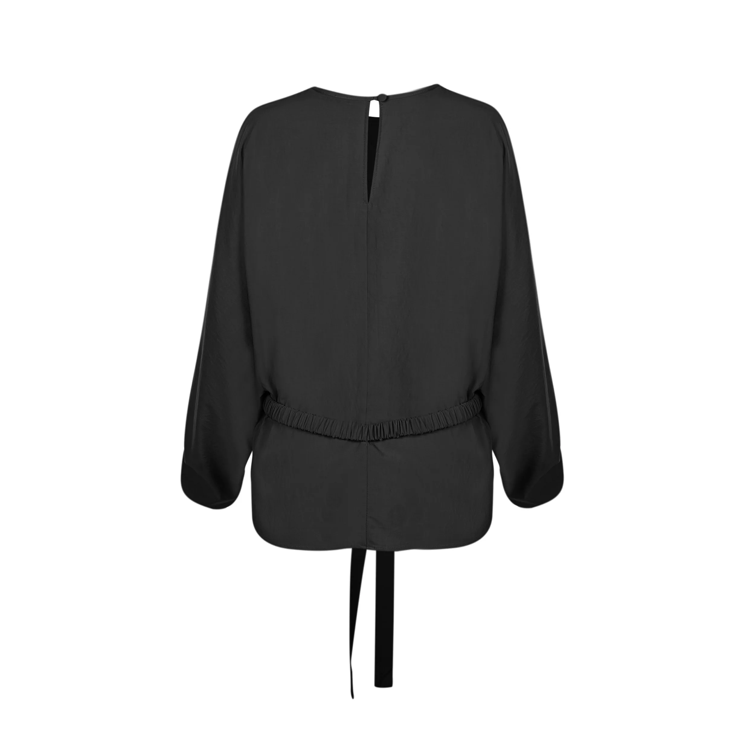 بلوز آستین بلند زنانه سرژه مدل 204648 رنگ مشکی