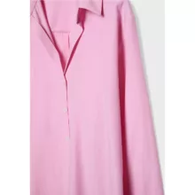 شومیز آستین بلند یقه برگردان زنانه استرادیواریوس مدل 10046