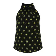 تاپ زنانه مدل یقه ایستاده