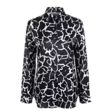 شومیز آستین بلند یقه برگردان زنانه مدل 112517