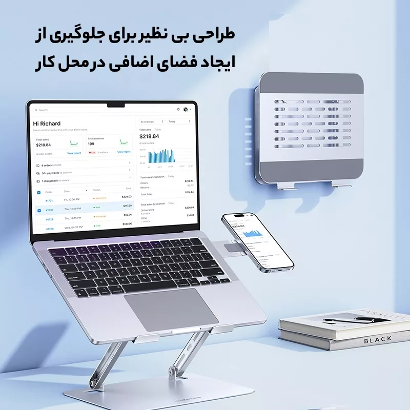 پایه خنک کننده لپ تاپ و موبایل لنشن مدل L6