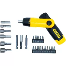 مجموعه 25 عددی سری پیچ گوشتی و آچار استنلی کد 022-63-0