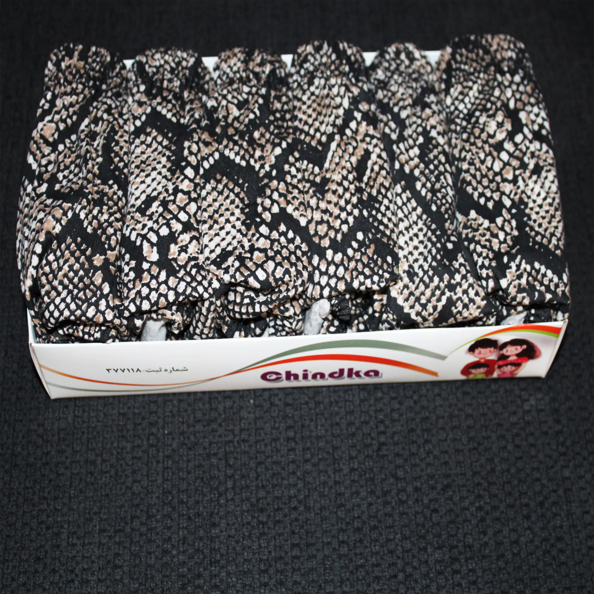 شورت زنانه چیندکا مدل پوست ماری کد 1005 مجموعه 6 عددی