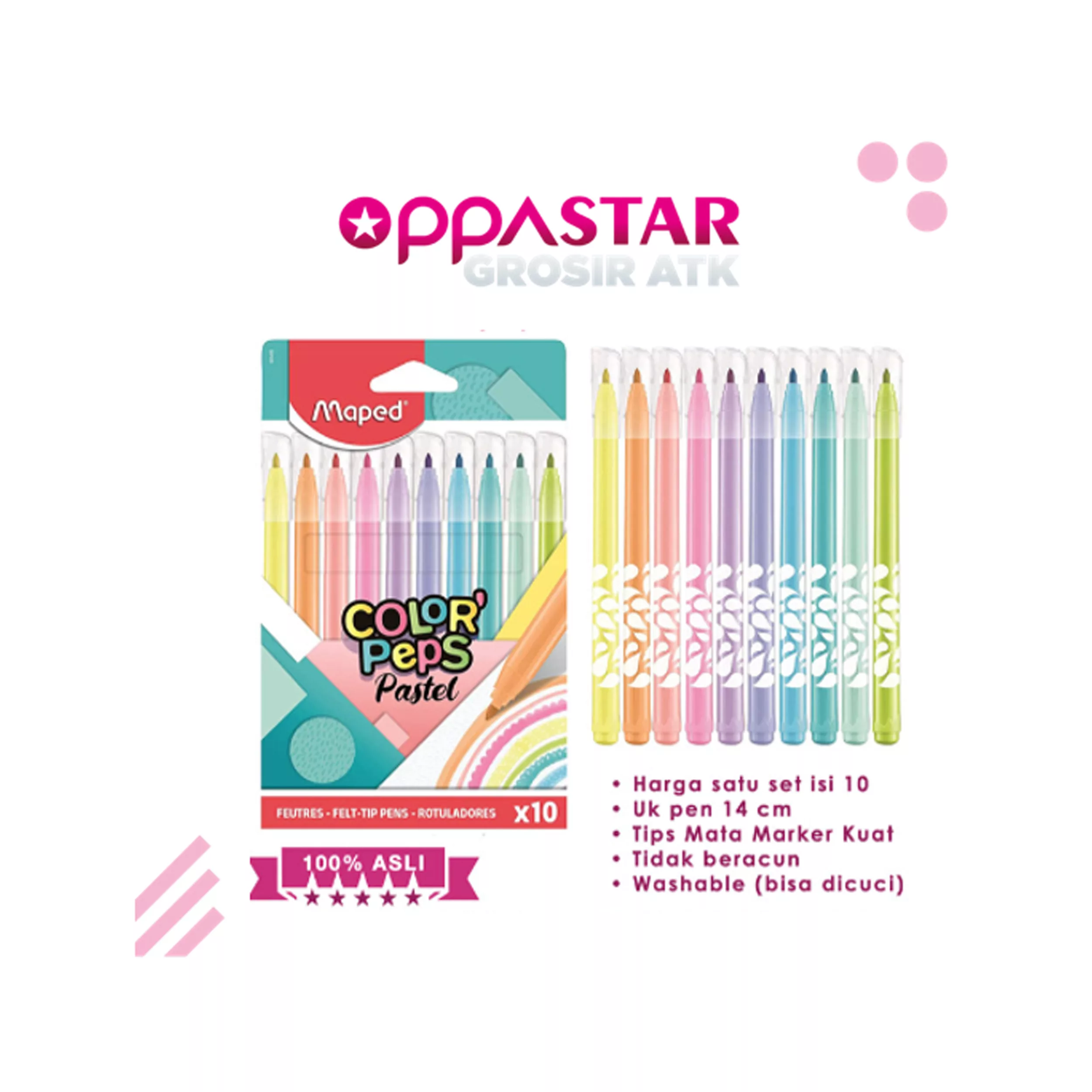 ماژیک رنگ آمیزی مپد مدل پاستیلی به همراه دفتر رنگ آمیزی بسته 12 عددی