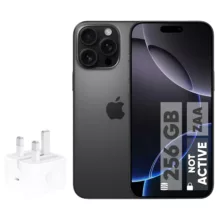 گوشی موبایل اپل مدل iPhone 16 Pro Max ZAA دو سیم کارت ظرفیت 256 گیگابایت و رم 8 گیگابایت – به همراه شارژر 20 وات اپل