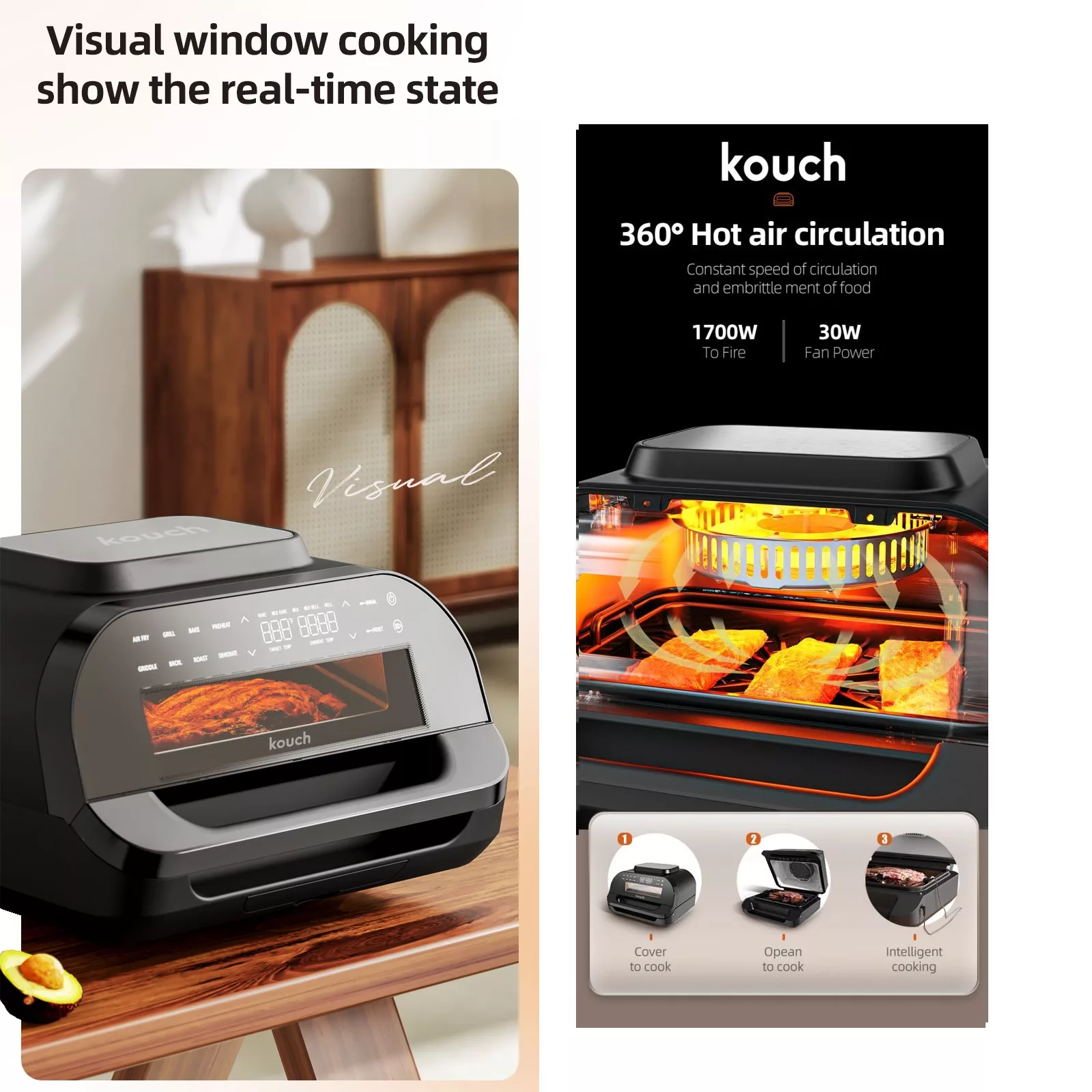 سرخ کن بدون روغن کوخ مدل KFG2160