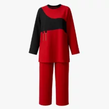 ست تونیک و شلوار آستین بلند راحتی زنانه مدل 112460