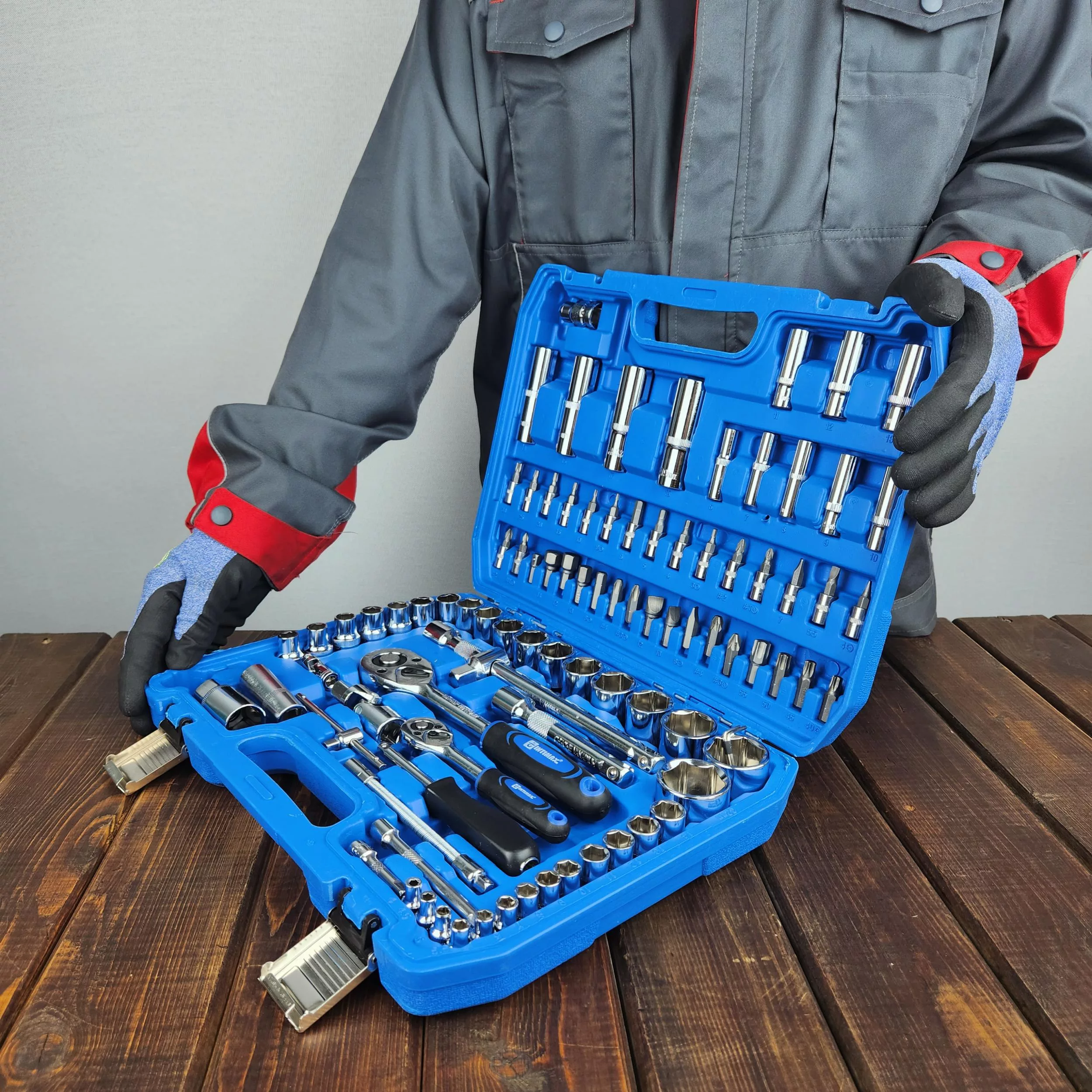 جعبه بکس صنعتی اینتیمکس مدل 4004 مجموعه 94 عددی