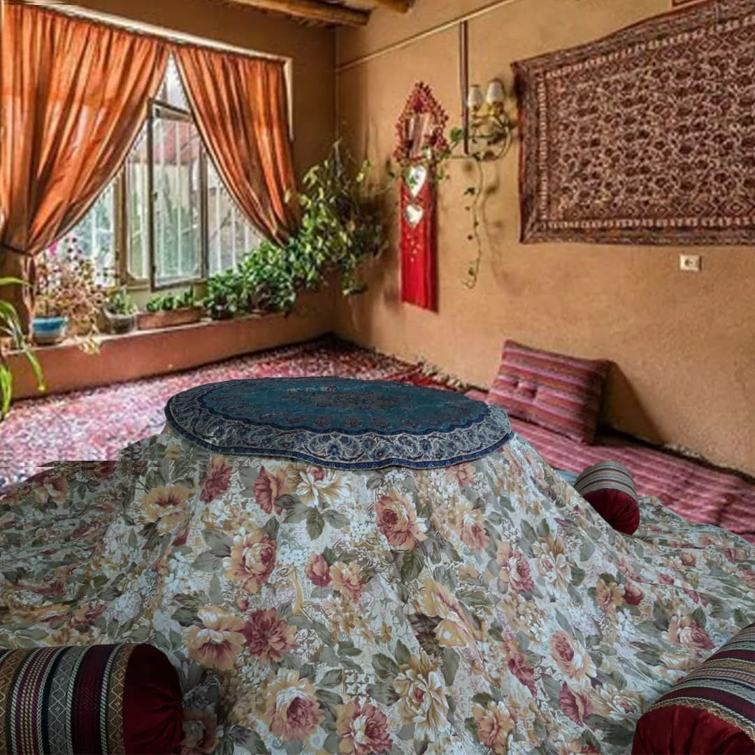 لحاف کرسی خانه سبز اسماعیلی مدل GL-Nasim سایز 400x400 سانتی متر